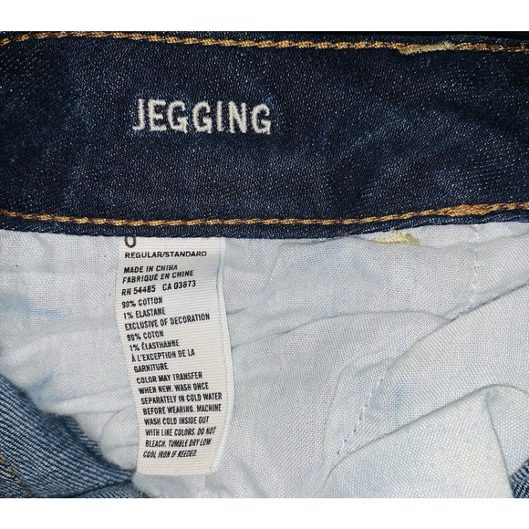 American Eagle Jeans Womans 0 Jegging Ankle Super Stretch Denim Distressed - Picture 10 of 11